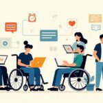 people with disability using phone