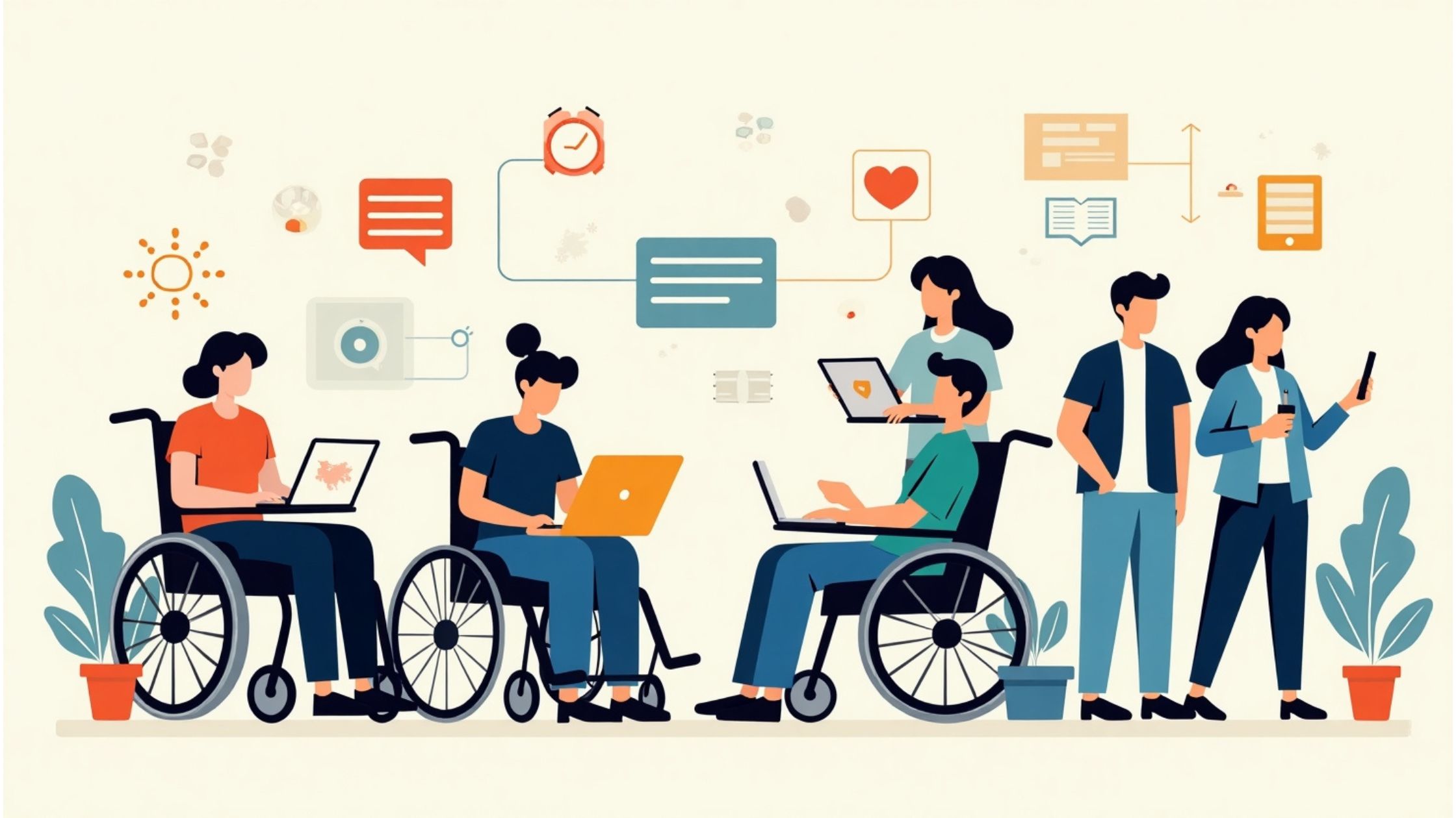 people with disability using phone