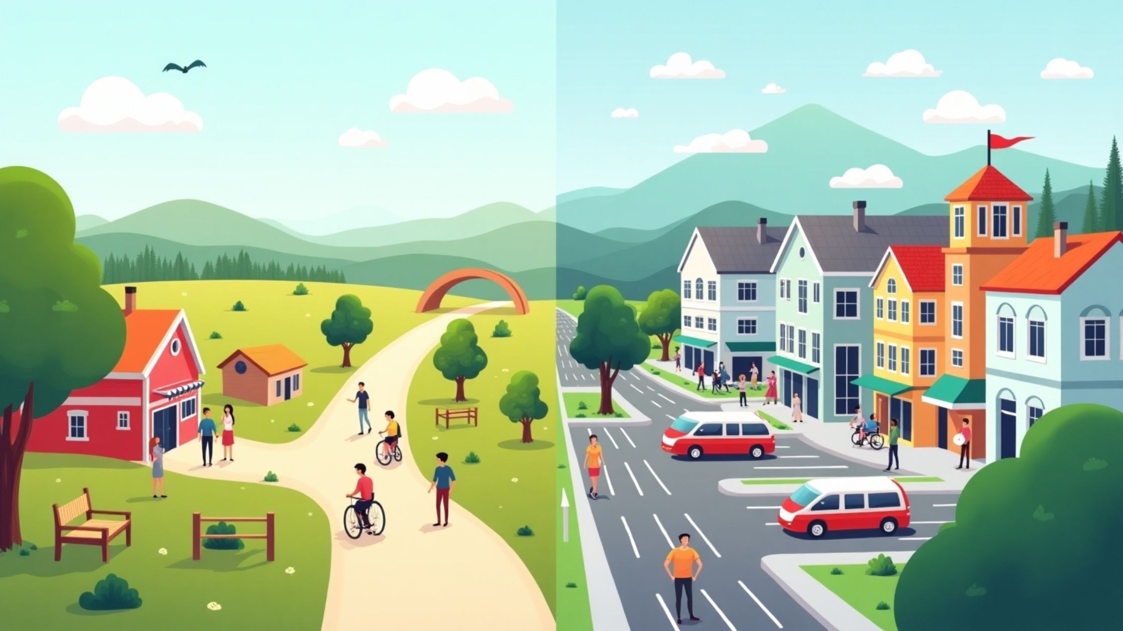 Disability barriers rural vs urban