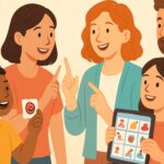 people communicating through gestures